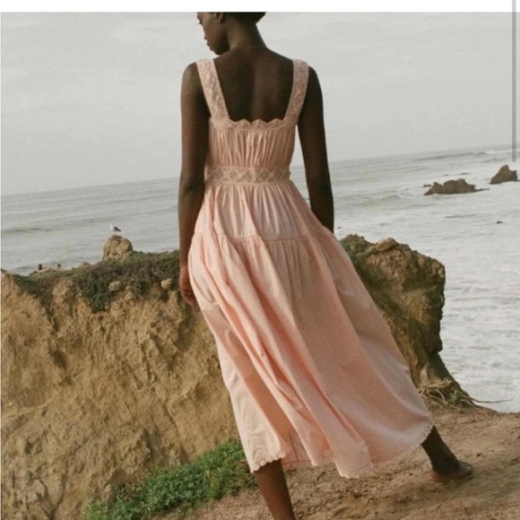 DOEN Augustine Dress in Coral Sands - XXS - NWT - Picture 2 of 14